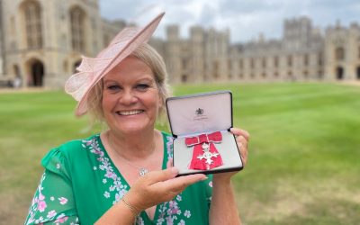 Kathy is awarded an MBE